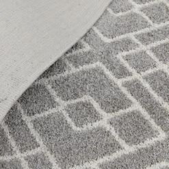 (D558) Salinas Grey & White Diamond Design Runner, 2x7 9 (D558) Salinas Grey & White Diamond Design Runner, 2x7 -Home Decor Store d558 salinas grey white diamond design runner 2x7 5