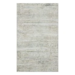 (D575) Freya Grey Modern Washable Accent Rug, 3x5