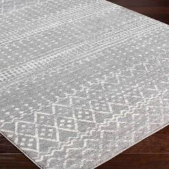 (D580) Harput Grey Tribal Area Rug, 5x7 -Home Decor Store d580 harput grey tribal area rug 5x7 5