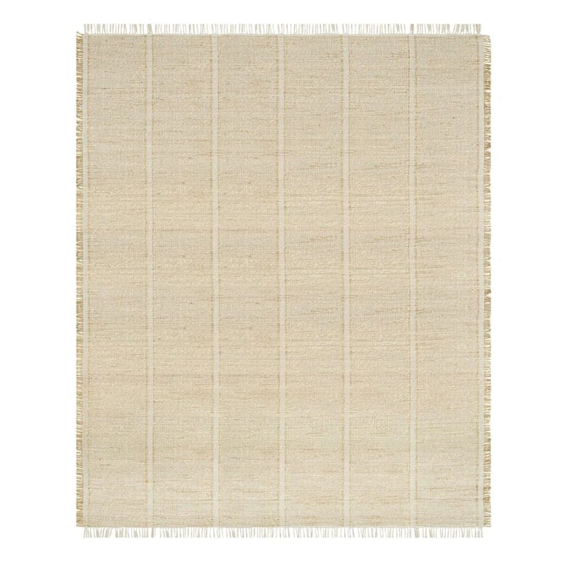 (D583) Honeybloom Mason Natural Fringe Area Rug, 8x10 1 (D583) Honeybloom Mason Natural Fringe Area Rug, 8x10