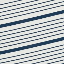 (D585) Honeybloom Arya Blue Striped Washable Area Rug, 5x7 -Home Decor Store d585 honeybloom arya blue striped washable area rug 5x7 3