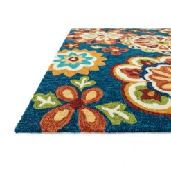 (E138) Santa Monica Multicolored Medallion Indoor & Outdoor Area Rug, 8x10 -Home Decor Store e138 santa monica multicolored medallion indoor outdoor area rug 8x10 4