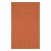 (E262) Panama Orange Woven Indoor & Outdoor Area Rug, 5x7