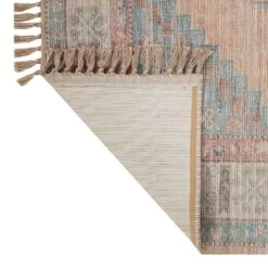 (E336) Honeybloom Anna Vintage Medallion Fringe Outdoor Accent Rug, 3x5 -Home Decor Store e336 honeybloom anna vintage medallion fringe outdoor accent rug 3x5 3