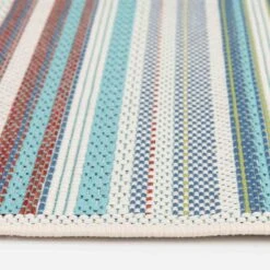 (E441) Scope Aqua Green Striped Accent Rug, 2x4 -Home Decor Store e441 scope aqua green striped accent rug 2x4 5