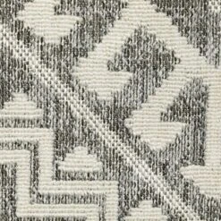 (E475) Tracey Boyd Athens Grey Diamond Design Area Rug, 5x7 -Home Decor Store e475 tracey boyd athens grey diamond design area rug 5x7 4