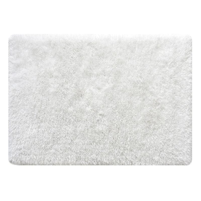 EVE WHITE SHAG ACCENT RUG 27X42 1 EVE WHITE SHAG ACCENT RUG 27X42