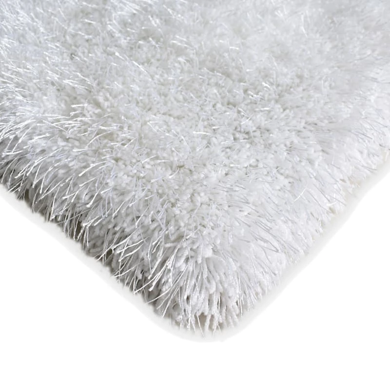 EVE WHITE SHAG ACCENT RUG 27X42 2 EVE WHITE SHAG ACCENT RUG 27X42 - Image 2