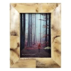 Faux Horn Photo Frame, 9.5x7.5