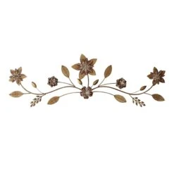 Floral Over The Door Wall Decor, 40x15