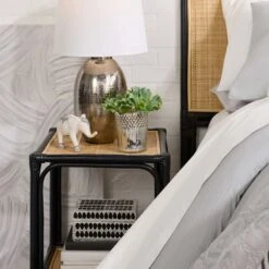 Found & Fable Black & Silver Mosaic Box, 4x8 -Home Decor Store found fable black silver mosaic box 4x8 4