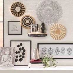 Found & Fable Framed Stem Canvas Wall Art, 16x20 -Home Decor Store found fable framed stem canvas wall art 16x20 4