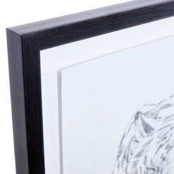 Found & Fable Glass Framed Animal Print Wall Art, 21x17 -Home Decor Store found fable glass framed animal print wall art 21x17 3