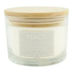 Found & Fable Peace Scented Glass Jar Candle, 16oz