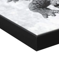 Framed Alligator Canvas Wall Art, 16x20 -Home Decor Store framed alligator canvas wall art 16x20 3