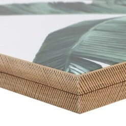 Framed Botanical Leaf Canvas Wall Art, 24x36 -Home Decor Store framed botanical leaf canvas wall art 24x36 3