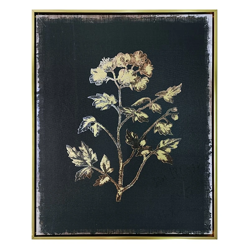 Framed Cut Leaved Phacelia Foiled Canvas Wall Art, 17x21 1 Framed Cut Leaved Phacelia Foiled Canvas Wall Art, 17x21