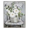Framed Potted Flowers Canvas Wall Art, 20x24