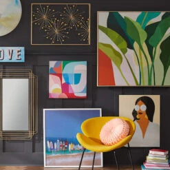 Framed Spring Fling Plants Textured Canvas Wall Art, 40" -Home Decor Store framed spring fling plants textured canvas wall art 40 5