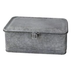 Galvanized Metal Box, 13x7