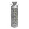 Galvanized Metal Floor Vase, 35"