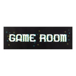 Game Room Canvas Wall Art, 36x12