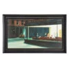 Glass Framed Diner Print Wall Art, 37x22