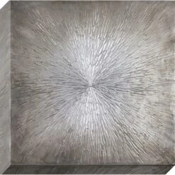 Glittered Abstract Burst Canvas Wall Art, 24"