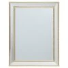 Gold Bamboo Trimmed Beveled Wall Mirror, 22x28