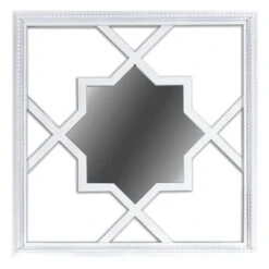 Grace Mitchell Beaded Square Mirror, 30"
