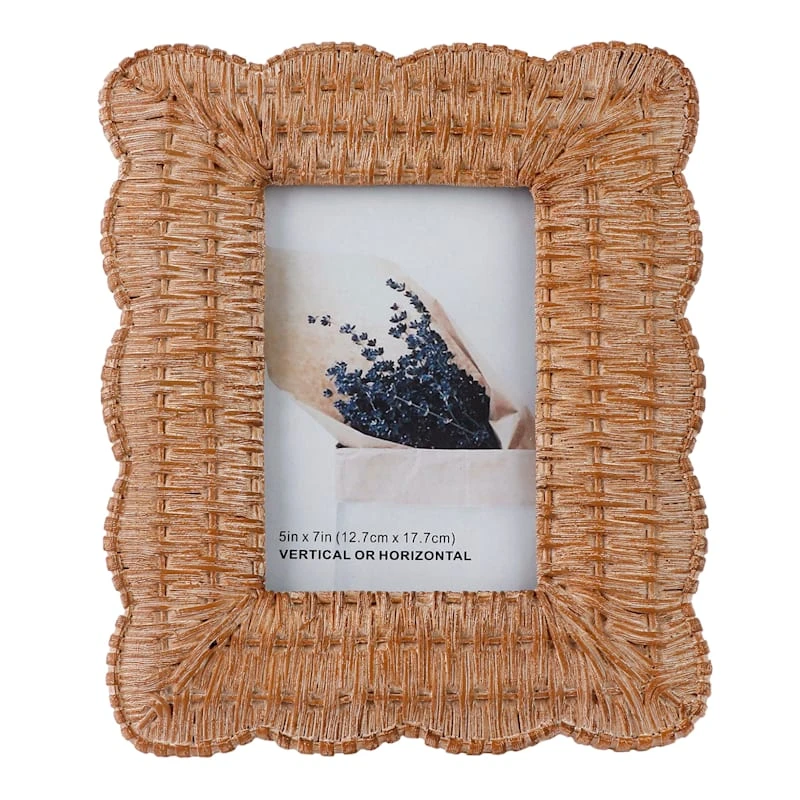 Grace Mitchell Woven-Look Tabletop Photo Frame, 5x7 1 Grace Mitchell Woven-Look Tabletop Photo Frame, 5x7