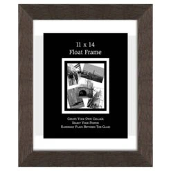Grey Floating Wall Frame, 11x14