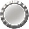 Grey Gallery Round Wall Mirror, 32"