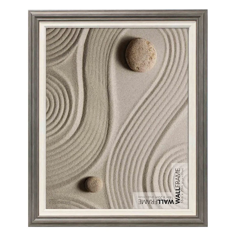 Grey White Inner Poster Frame, 16x20 1 Grey White Inner Poster Frame, 16x20
