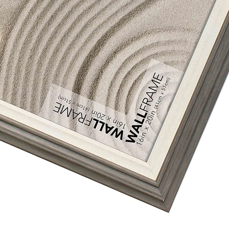 Grey White Inner Poster Frame, 16x20 2 Grey White Inner Poster Frame, 16x20 - Image 2