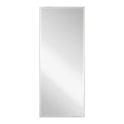 Gunmetal Thin Framed Leaner Mirror, 24x58