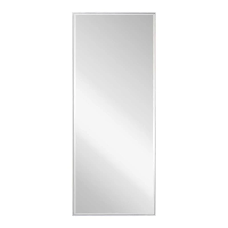 Gunmetal Thin Framed Leaner Mirror, 24x58 1 Gunmetal Thin Framed Leaner Mirror, 24x58