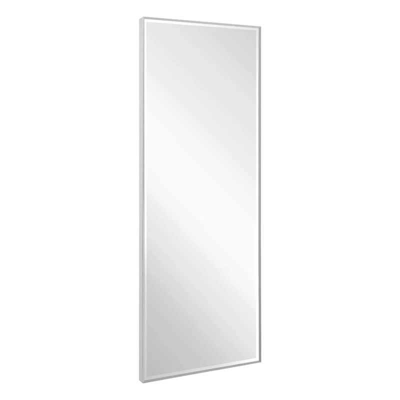 Gunmetal Thin Framed Leaner Mirror, 24x58 2 Gunmetal Thin Framed Leaner Mirror, 24x58 - Image 2