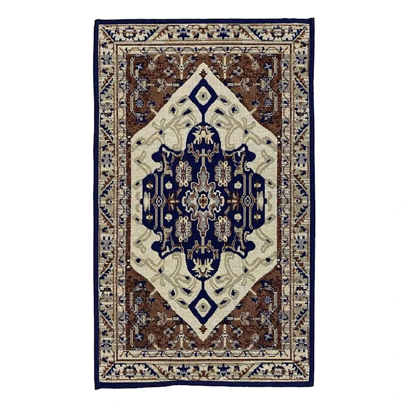 Hampton Rust Medallion Kitchen Mat, 18x30 1 Hampton Rust Medallion Kitchen Mat, 18x30