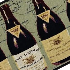 Hampton Wine Kitchen Mat, 18x30 -Home Decor Store hampton wine kitchen mat 18x30 4