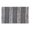 Heritage Black & Ivory Tribal Kitchen Mat, 18x30