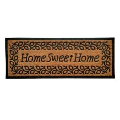 Home Sweet Home Double Door Coir Mat, 18x48