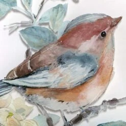 Honeybloom Glass Framed Bird Print Wall Art, 16" -Home Decor Store honeybloom glass framed bird print wall art 16 3