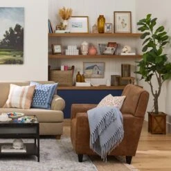 Honeybloom Ivory & Blue Striped Decorative Box, 6x5 15 Honeybloom Ivory & Blue Striped Decorative Box, 6x5 -Home Decor Store honeybloom ivory blue striped decorative box 6x5 7