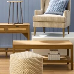 Honeybloom Ivory & Blue Striped Decorative Box, 6x5 16 Honeybloom Ivory & Blue Striped Decorative Box, 6x5 -Home Decor Store honeybloom ivory blue striped decorative box 6x5 8