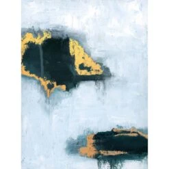 Island Hopping Foiled Canvas Art, 31x41