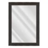Janet Black Brown Wall Mirror, 31x43