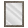 Janice Sable & Grey Framed Wall Mirror, 43x55