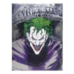 Joker Metallic Canvas Wall Art, 12x16