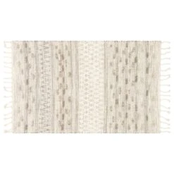 Kami Grey & Ivory Accent Rug, 27x45